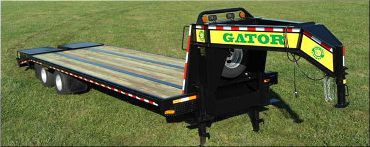 GOOSENECK TRAILER 30ft tandem dual - all heavy-duty equipment trailers special priced  Crawford County, Ohio